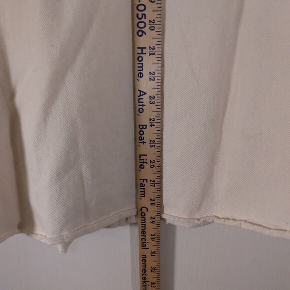 Ted Baker denim shirt mens 4 L Large ivory fleck long sleeve button London - Picture 6 of 11